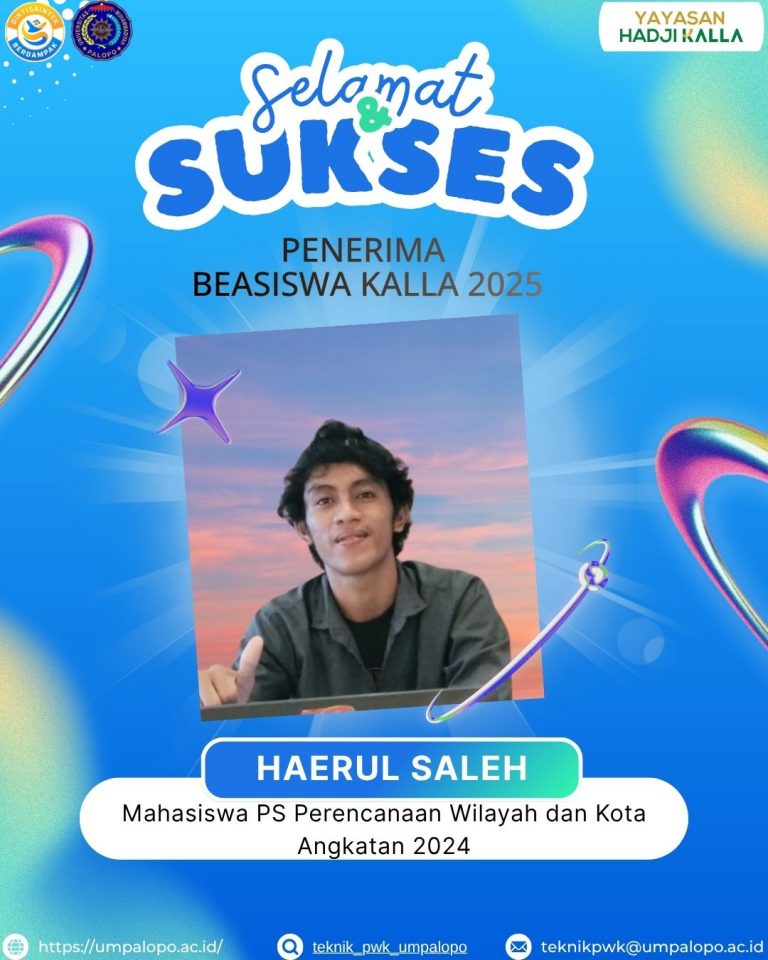 Mahasiswa UMPalopo Lolos Beasiswa Kalla 2025: Wujud Daya Saing Akademik di Tingkat Regional