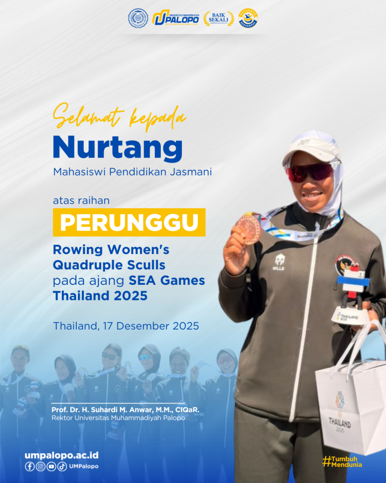Nurtang, Mahasiswi UMPalopo Sumbang Medali Perunggu untuk Indonesia di SEA Games Thailand 2025
