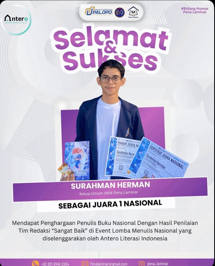 Mahasiswa UMPalopo Sukses Menembus Kompetisi Nasional dan Dunia Literasi