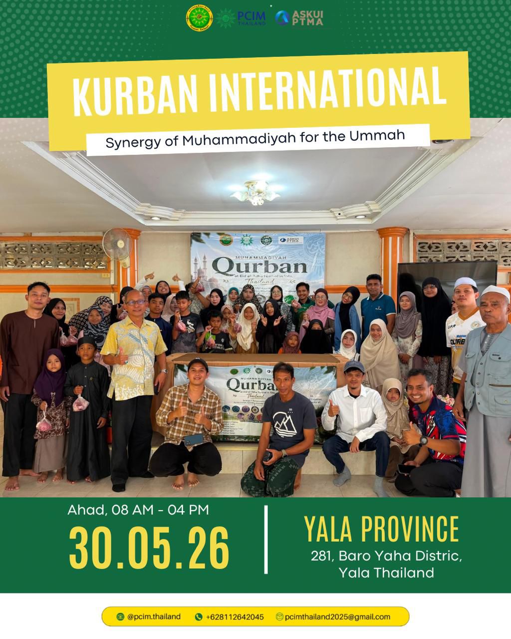 Tahun Kedua, UMPalopo Jadi Pelopor Kolaborasi Kurban Muhammadiyah di Thailand