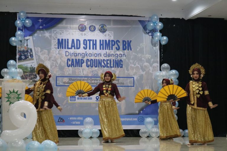 HMPS BK UMPalopo Rayakan Milad Ke-9 Dirangkai dengan Camp Counseling